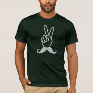 T-shirt Chemise Moustache gagnante - choisir style et coul