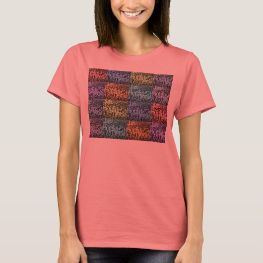 T-shirt Chemise multicolore-florale (Devant)