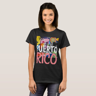 T-shirt Chemise murale Cool Porto Rico, femmes
