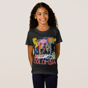 T-Shirt Chemise murale d'un Cool de Carthagène en Colombi