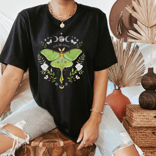 T-shirt Chemise mystique céleste verte Luna Moth