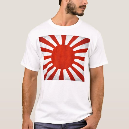 T-shirt Chemise navale japonaise de drapeau (Devant)
