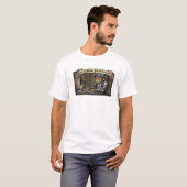 T-shirt Chemise Né pour Miauler Forcé de Pointer (Devant entier)