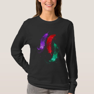 T-shirt Chemise Néon Feather Glow