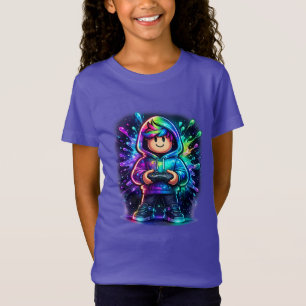 T-Shirt Chemise Neon RGB Gamer Boy – Cute Chibi