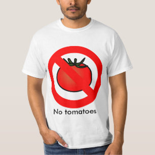 T-shirt Chemise "No Tomatoes".