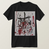 T-shirt Chemise noire (Design devant)