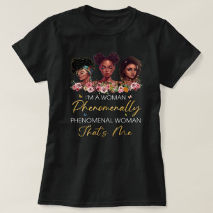 T-shirt Chemise noire basique de la femme Phénomène