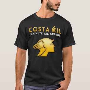 T-shirt Chemise noire Costa Oil