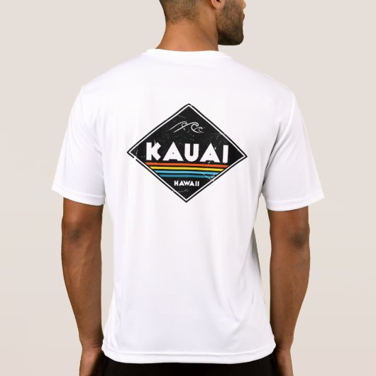 T-shirt Chemise noire de Kauai (Dos)