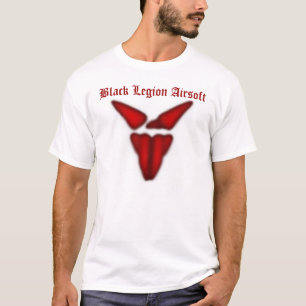 T-shirt Chemise noire de légion (blanche), légion noire