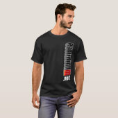 T-shirt Chemise noire d'EvolutionM.Net (avant incliné) (Devant entier)