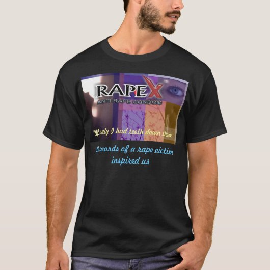 T-shirt Chemise noire promotionnelle de RapeX (Devant)