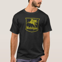 Chemise noire vintage pré-désespérée Pegasus