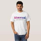 T-shirt Chemise (non confuse) bisexuelle (Devant entier)