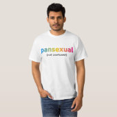T-shirt Chemise (non confuse) Pansexual (Devant entier)