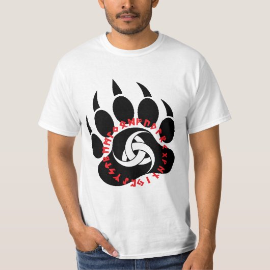 T-shirt Chemise nordique de griffe (Devant)
