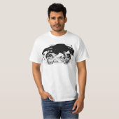 T-shirt Chemise nouvelle graphique de foudre de BUELL (Devant entier)