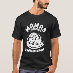 T-shirt CHEMISE OFFICIELLE DE RONFLEMENT DE MAMAN Drôle de