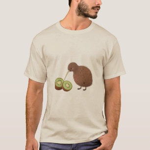 T-shirt Chemise Oiseau Kiwi, Jolie Chemise Kiwi, Amateur d
