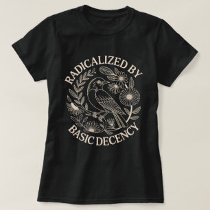 T-shirt Chemise Oiseau Radicalisé Par La Décence De Base