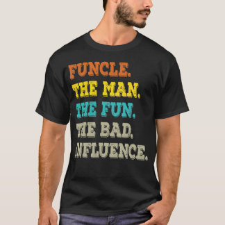 T-shirt Chemise oncle drôle, Chemise TS Funcle, Fête des p