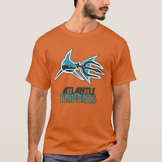 T-shirt Chemise orange Atlantis Tridents (Devant)