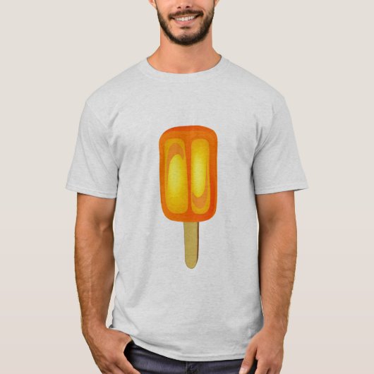 T-shirt Chemise orange de Popsicle (Devant)