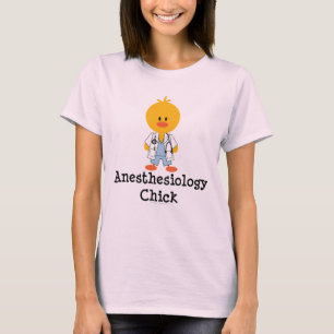 T-shirt Chemise organique de poussin d'anesthésiologie
