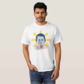 T-shirt Chemise orientée de Ninoy de drapeau philippin (Devant entier)