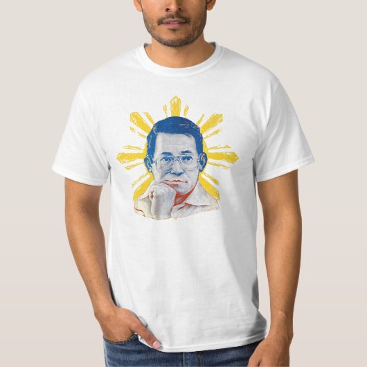T-shirt Chemise orientée de Ninoy de drapeau philippin (Devant)