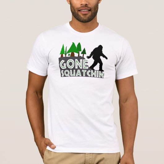 T-shirt Chemise originale allée de conception de Squatchin (Devant)