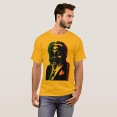 T-shirt chemise originale de rasta de kenyatta de jomo (Devant entier)