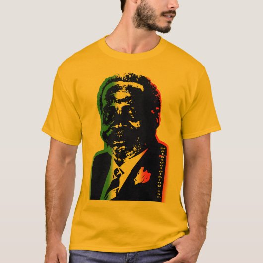 T-shirt chemise originale de rasta de kenyatta de jomo (Devant)