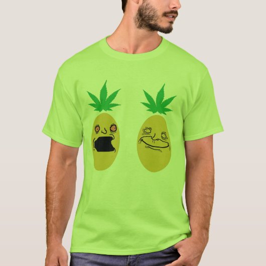 T-shirt Chemise oto-rhino d'ananas (Devant)