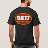 T-shirt Chemise ovale de logo de lanternes de Dietz avec (Dos)