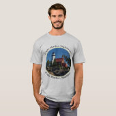 T-shirt Chemise ovale Eagle Harbour Lighthouse (Devant entier)