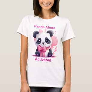 T-shirt Chemise Panda amusante pour les femmes - Mode Pand