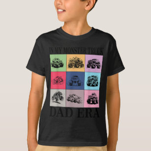T-shirt Chemise Papa Camion Monstre Rétro dans Papa Camion