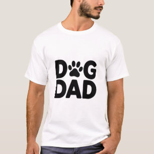 T-shirt Chemise Papa Chien - Fier Conception Parent Animau