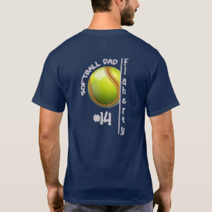 T-shirt Chemise papa T de softball