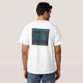 T-shirt Chemise par radio de Dubstep (Dos entier)