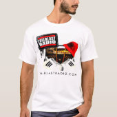 T-SHIRT CHEMISE PAR RADIO DE LOGO DE FULLBLAST AVEC LE DJ (Devant)