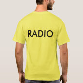 T-shirt Chemise par radio d'ECOM (Dos)