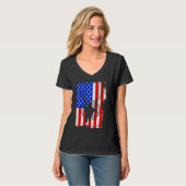 T-shirt Chemise Paramotor Parapente Drapeau (Devant entier)