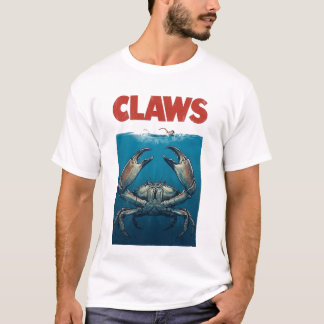 T-shirt Chemise Parodie de Crabe Drôle CLAWS | Parodie de