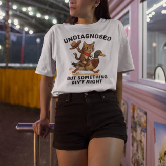 T-shirt Chemise partenaire Cowboy Cat Meowdy - Impression 