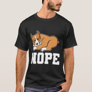 T-shirt Chemise Pas Aujourd'hui Drôle Pitbull Chiots March