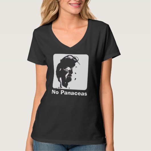 T-shirt Chemise "Pas de panacée" (Devant)