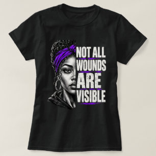 T-shirt Chemise Pas Toutes Les Blessures Sont Visibles, T-